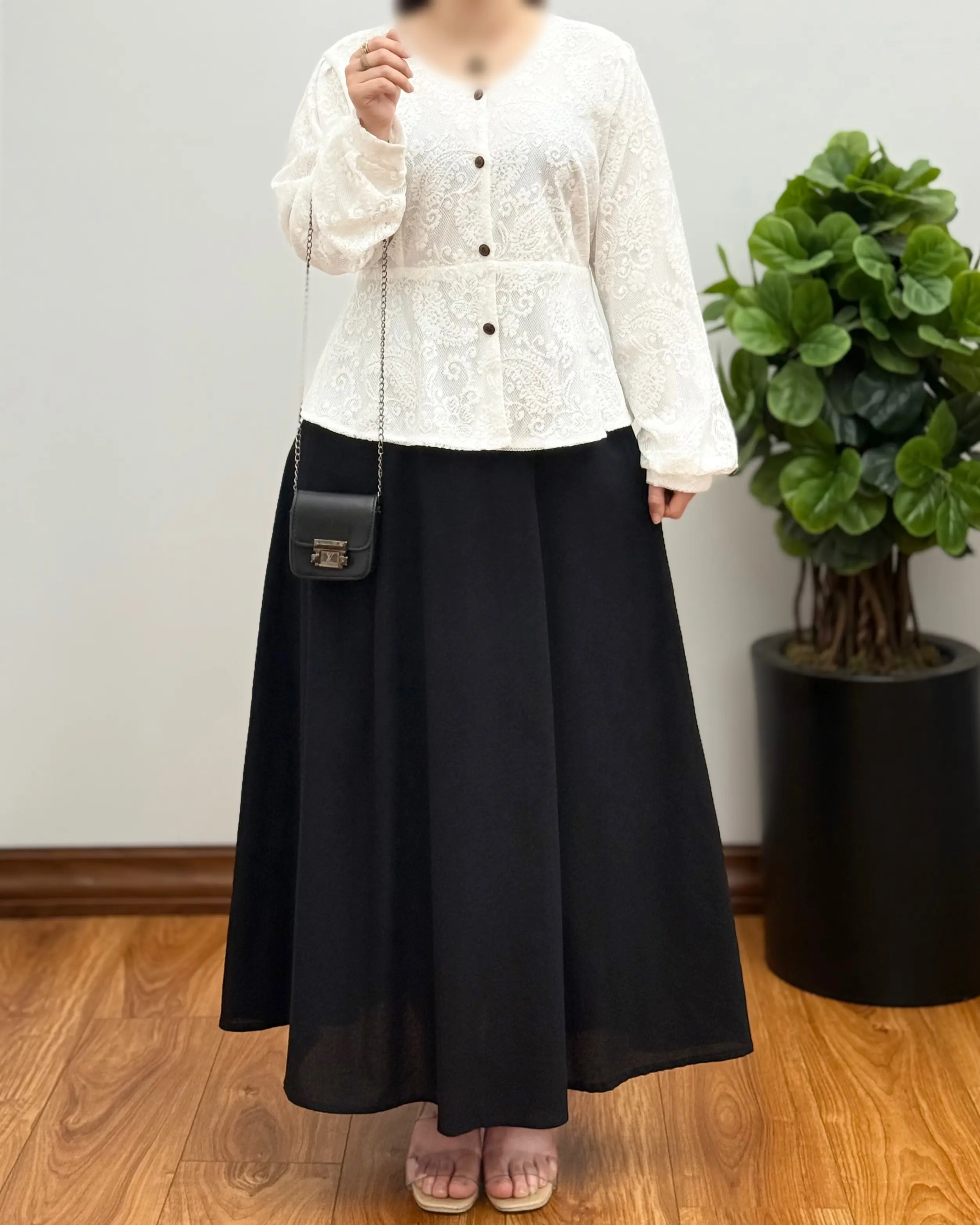 ست شومیز دامن دخترانه دانتل